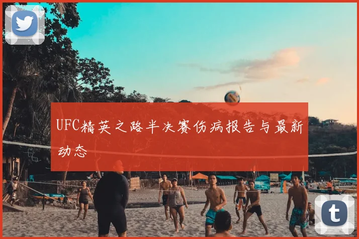 UFC精英之路半决赛伤病报告与最新动态